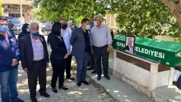 Korona virüsten hayatını kaybeden İyi Parti Isparta İl Başkanı Şimşek toprağa verildi