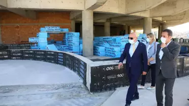 Başkent'in yeni sembolü Cumhuriyet Kulesi'nde hummalı çalışma