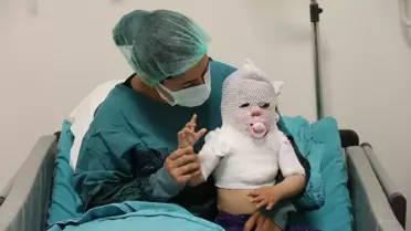 O bebek iyileşmeye başladı