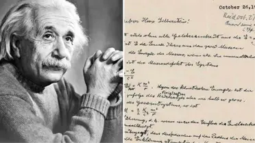 Einstein'ın kendi el yazması mektubu 10 milyon TL'ye satıldı: Pahalı olmasının sebebi içindeki formülde saklı