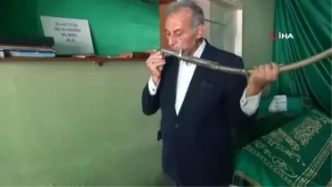 Türbede bulunan kılıç 200 yıldır muhafaza ediliyor