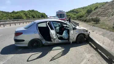 Eskişehir'de trafik kazası, 3 kişi yaralandı