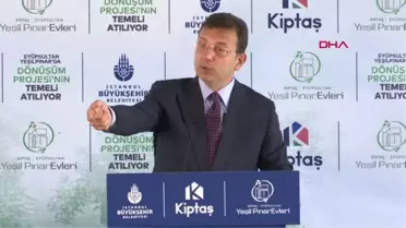 İBB BAŞKANI İMAMOĞLU: BURADA HİÇ BİR PARKIN YOK OLUŞUNU SAĞLAMAYIZ