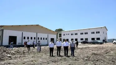 Başkan Çerçi Yuntdağı'ndaki yatırımları inceledi