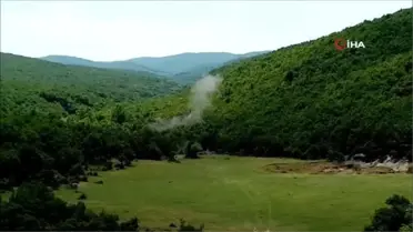 Son dakika haberi | Çobanın bulduğu 60 yıllık patlamamış top mermisi böyle imha edildi