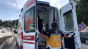 'U' dönüş yaptığı esnada motosiklet ile çarpıştı