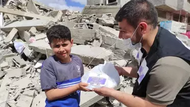 Gurbetçi kadınlardan Gazze'ye gıda ve yaşam malzemesi yardımı