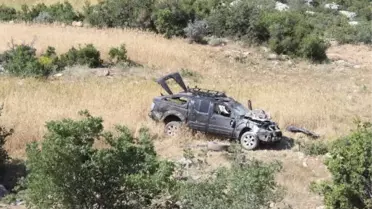 Son dakika haberi | LİSELİ KAMYONETLE ARAZİYE YUVARLANDI 5 YARALI