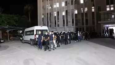 Mersin'de çete operasyonuna 11 tutuklama