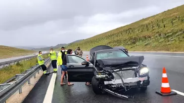 Susurluk'ta trafik kazası: 1 yaralı