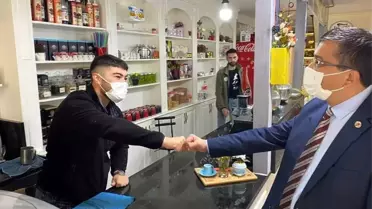 Başkan Öz, iş yerlerini açan esnafı ziyaret etti