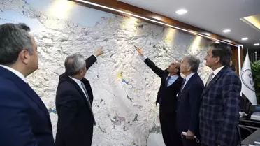 Karabük heyeti DSİ Genel Müdürü Yıldız ile görüştü