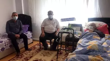 Son dakika! Kaymakam Ünal, şehit babasını ziyaret etti