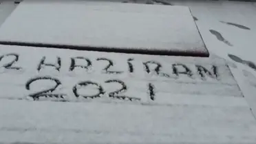 Uludağ'da Haziran ayında kar sürprizi
