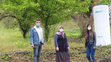 Yığılca'da üreticilere tohum, fide ve gübre desteği