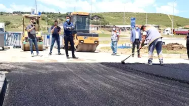 Atatürk Bulvarı asfaltlanıyor