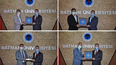 Rektör Şındak, Rektör Uysal ve Rektör Beydemir'den Rektör Demir'e ziyaret