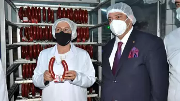 Bakan Yardımcısı Ayşe Ayşin Işıkgece et entegre tesislerini inceledi