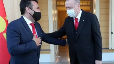 Son dakika haber | Cumhurbaşkanı Erdoğan Makedonya Başbakanı Zaev'i kabul etti