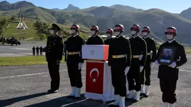 Irak şehidi Hakkari'de yapılan törenle memleketine uğurlandı