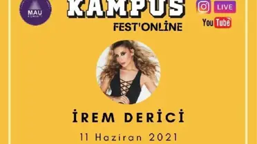 Cem Adrian ve İrem Derici KampüsFest Online Festivali'nde sahnede