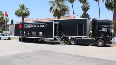 Cumhurbaşkanlığı İletişim Başkanlığı Dijital Tırı Adana'da