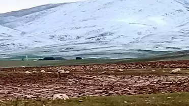Sivas'a Haziran ortasında kar yağdı