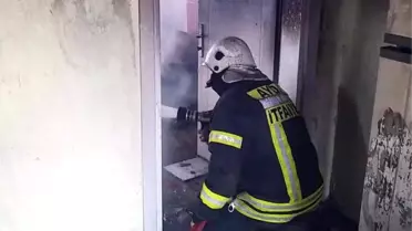 Söke'deki yangında ev kül oldu