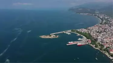 BALIKESİR - Bandırma ve Erdek Körfezi'nde yer yer müsilaj etkisi sürüyor (2)