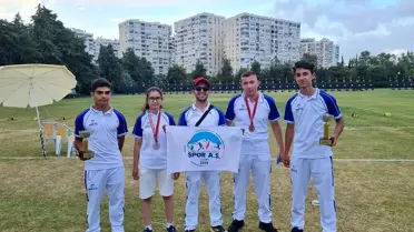 Spor A.Ş kupa ve madalyalar ile döndü