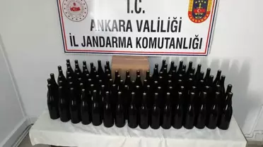 Kontrol noktasında durdurulan otomobilde kaçak alkol ele geçirildi