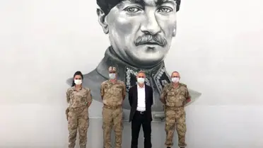 Son dakika: Başkan Öztürk'ten Jandarmaya kutlama ziyareti