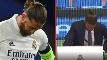 Real Madrid'in efsane kaptanı Ramos, veda konuşması sırasında ağladı