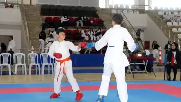 Sivas'ta 'Karate İl Birinciliği' müsabakaları yapıldı