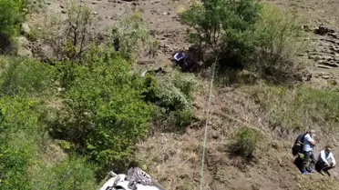 Son dakika haberi! Giresun'da otomobil uçuruma yuvarlandı: 2 ölü, 2 yaralı