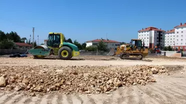 Çevre düzenleme ve peyzaj çalışmalarına başlandı