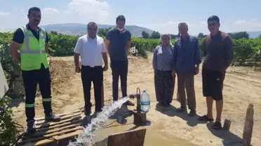 Özpınar mahallesine yeni sondaj açıldı