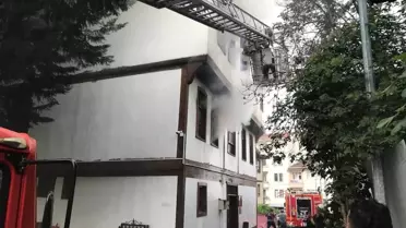 Kastamonu'da tarihi konakta yangın çıktı