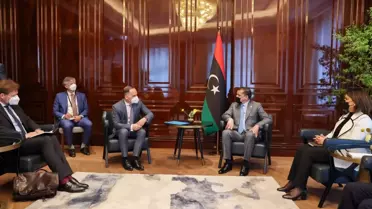 Son dakika! Libya Başbakanı Dibeybe, İkinci Berlin Konferansı öncesi Almanya Dışişleri Bakanı ile bir araya geldi