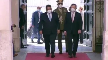 Libya Başkanlık Konseyi Başkanı Muhammed El-Menfi Roma'da