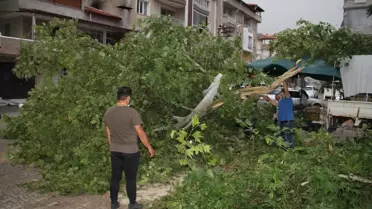 Sağanak ve fırtına hayatı olumsuz etkiledi (2)