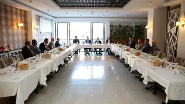 Başsavcı Bıçakcı ve Adalet Komisyonu Başkanı Bilgin için veda yemeği düzenlendi