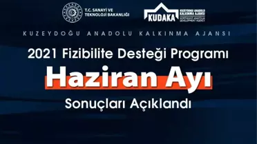 KUDAKA 2021 yılı Fizibilite Desteği Programı Haziran ayı sonuçları açıklandı