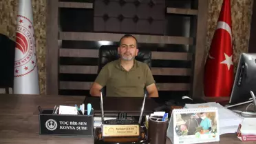 Beyşehir'de küçükbaş hayvan yetiştiricilerine portatif ağıl desteği