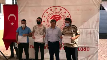 Mudanyalı arıcılar sertifikalarını aldı