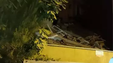 Sarıyer'de çöken 9 katlı binadaki arama çalışmaları devam ediyor
