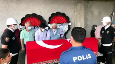 Son dakika haber | Evinde ölü bulunan polis memuru toprağa verildi