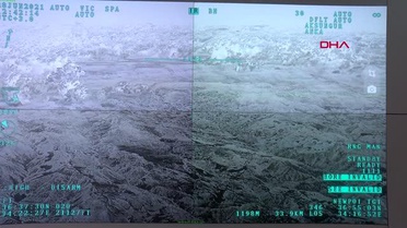 Forest fire in Marmaris detected by UAVs