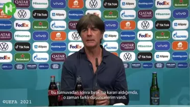 Joachim Löw: 'Gelecekte ne yapacağıma dair karar vereceğim'