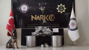 Narkotik köpeği 'Thor', otomobilin yakıt deposunda 69 kilo metamfetamin buldu